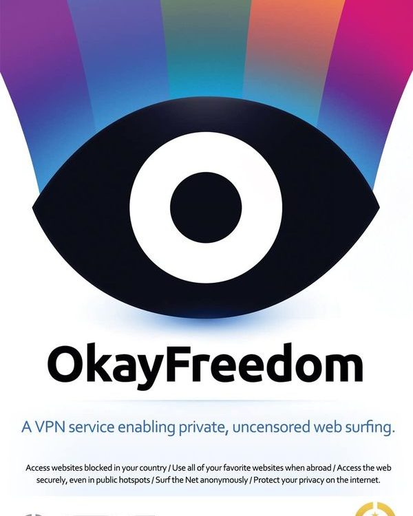 Okay Freedom VPN 1 AÑO 1 PC Premium Key GLOBAL